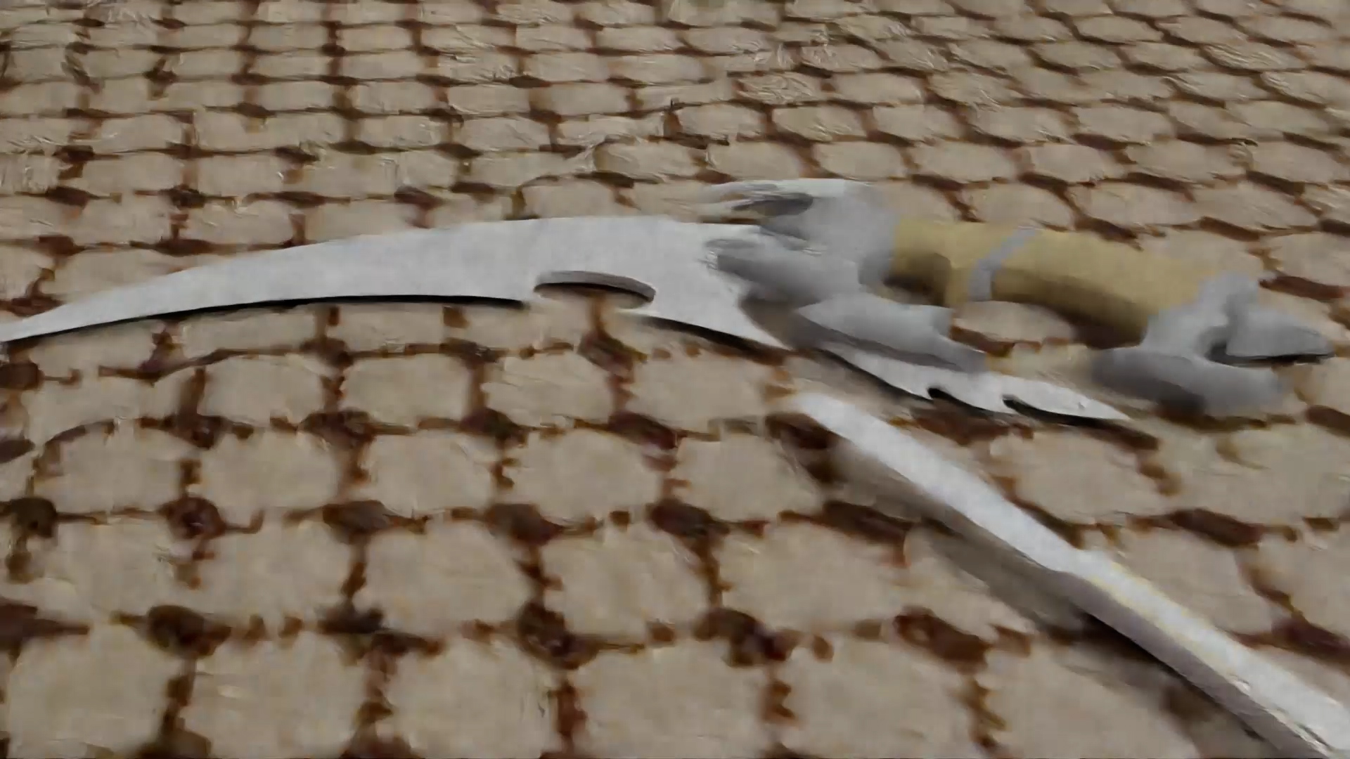 ↑ A knive, a sword, kitchen utensils, weapons or toys?

